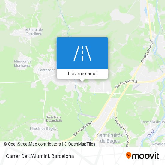 Mapa Carrer De L'Alumini