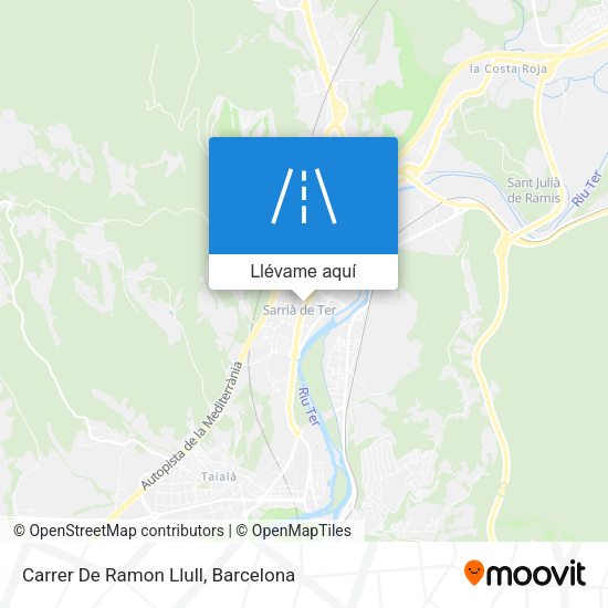 Mapa Carrer De Ramon Llull