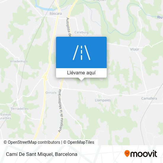 Mapa Camí De Sant Miquel