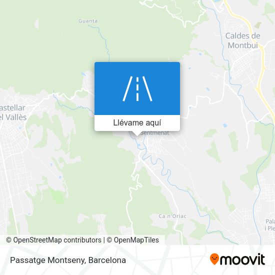 Mapa Passatge Montseny