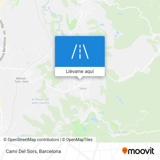 Mapa Camí Del Sors
