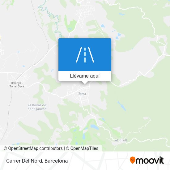 Mapa Carrer Del Nord