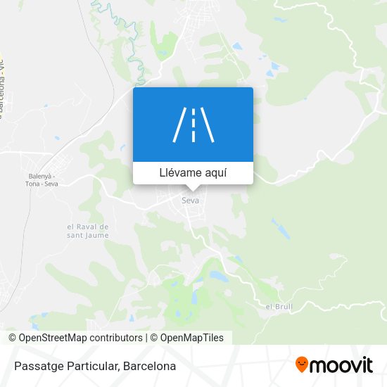 Mapa Passatge Particular