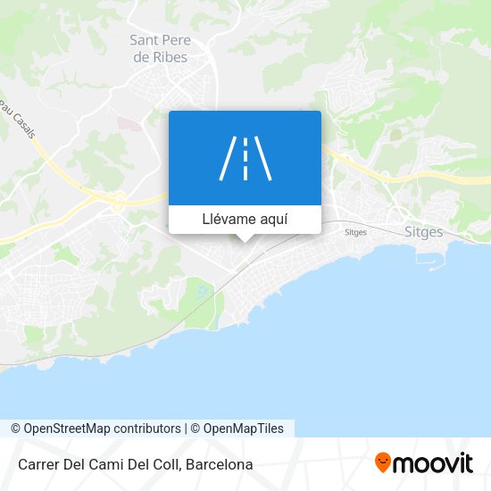 Mapa Carrer Del Cami Del Coll