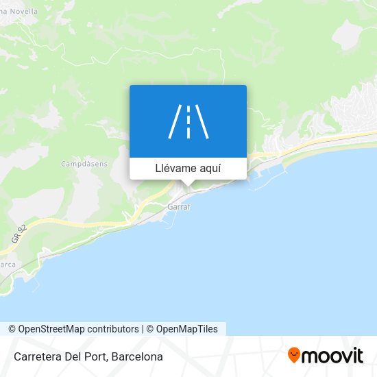 Mapa Carretera Del Port