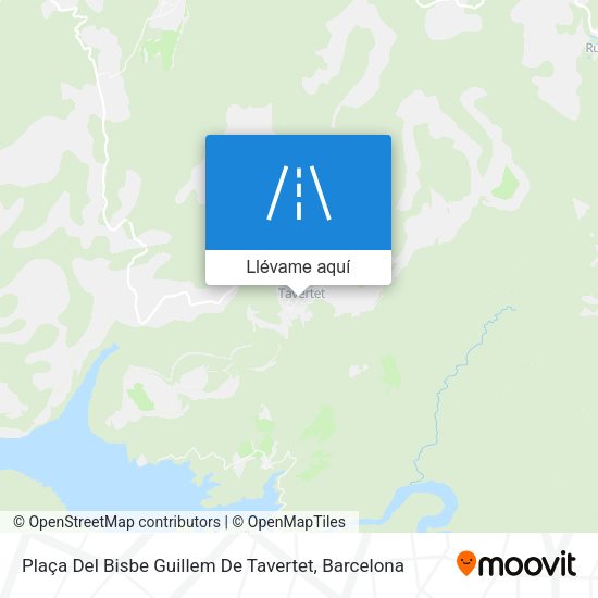 Mapa Plaça Del Bisbe Guillem De Tavertet