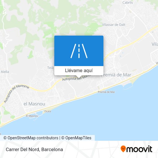 Mapa Carrer Del Nord