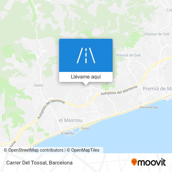 Mapa Carrer Del Tossal