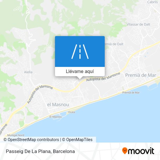 Mapa Passeig De La Plana