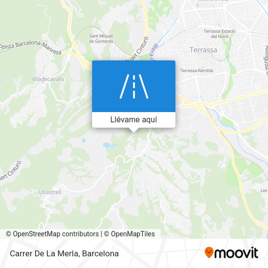 Mapa Carrer De La Merla