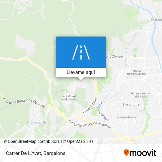 Mapa Carrer De L'Avet