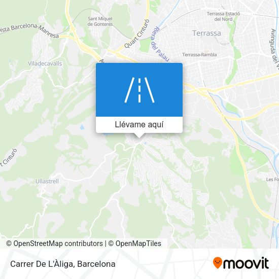 Mapa Carrer De L'Àliga