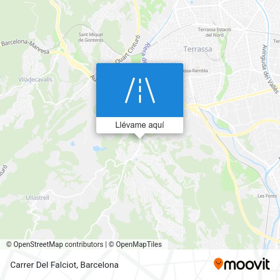 Mapa Carrer Del Falciot