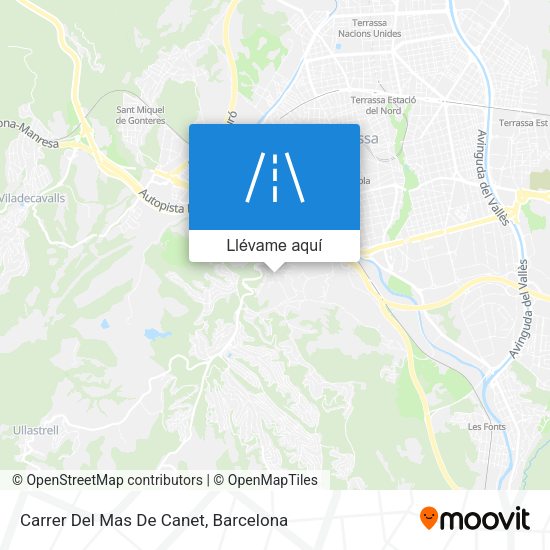 Mapa Carrer Del Mas De Canet