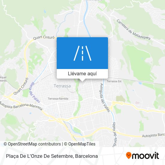 Mapa Plaça De L'Onze De Setembre