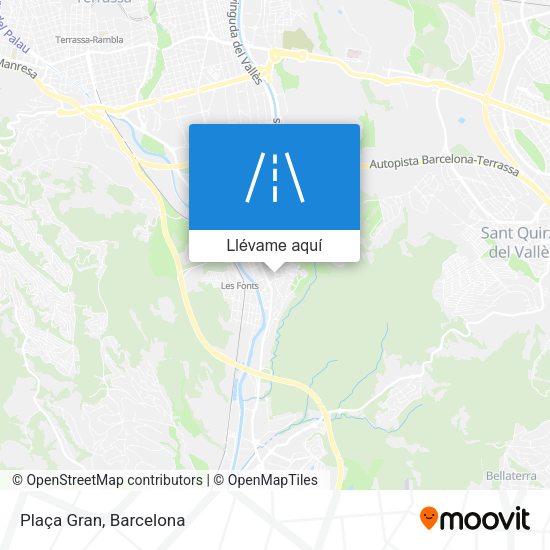 Mapa Plaça Gran