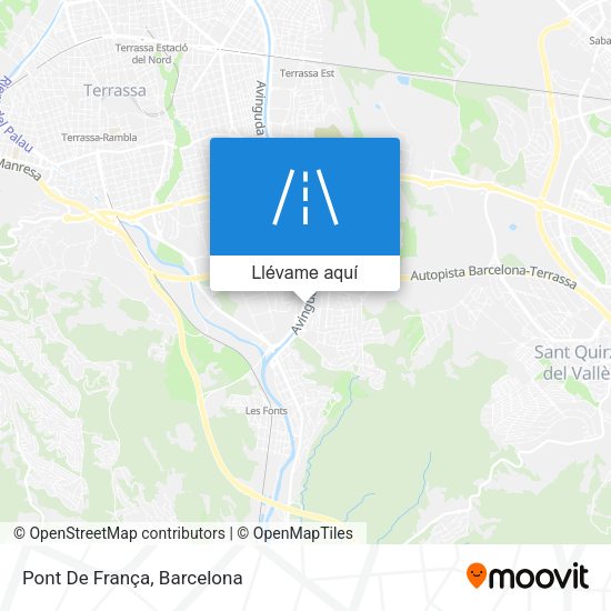 Mapa Pont De França