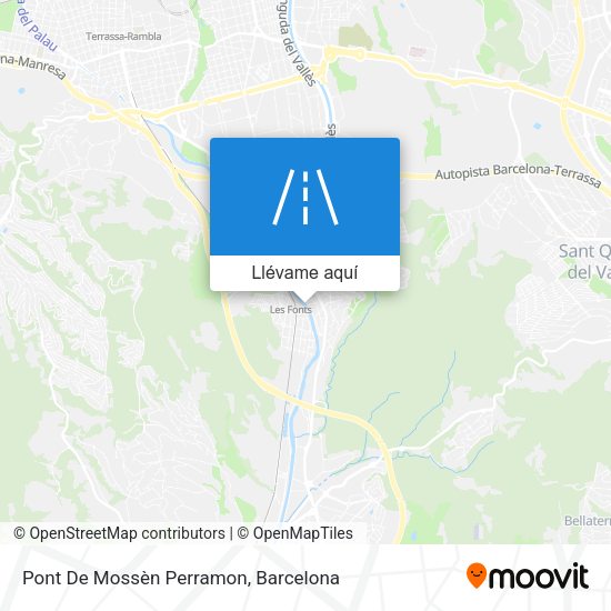 Mapa Pont De Mossèn Perramon