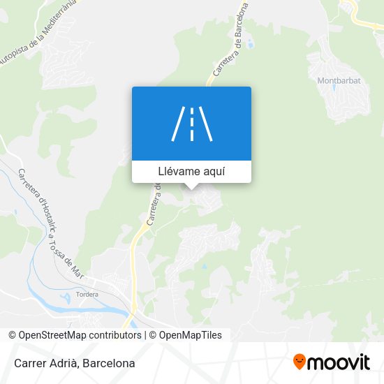 Mapa Carrer Adrià