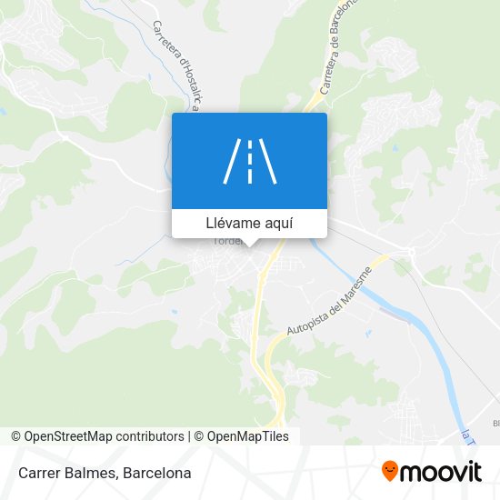 Mapa Carrer Balmes