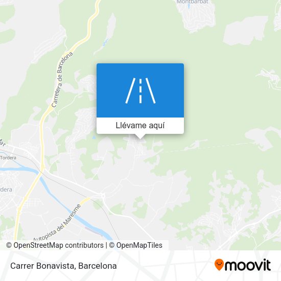 Mapa Carrer Bonavista