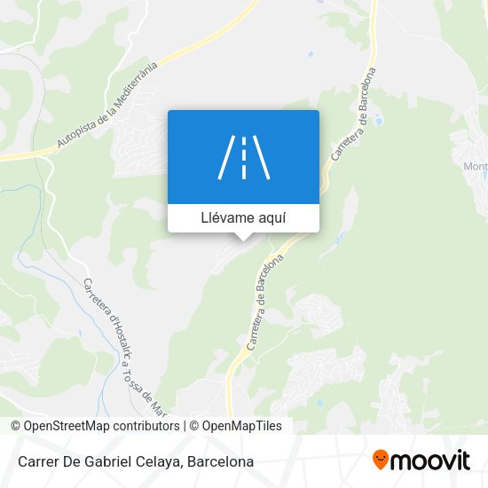 Mapa Carrer De Gabriel Celaya