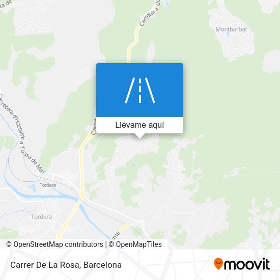 Mapa Carrer De La Rosa