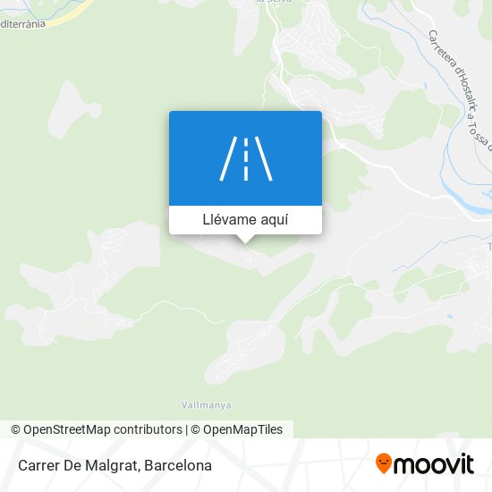 Mapa Carrer De Malgrat
