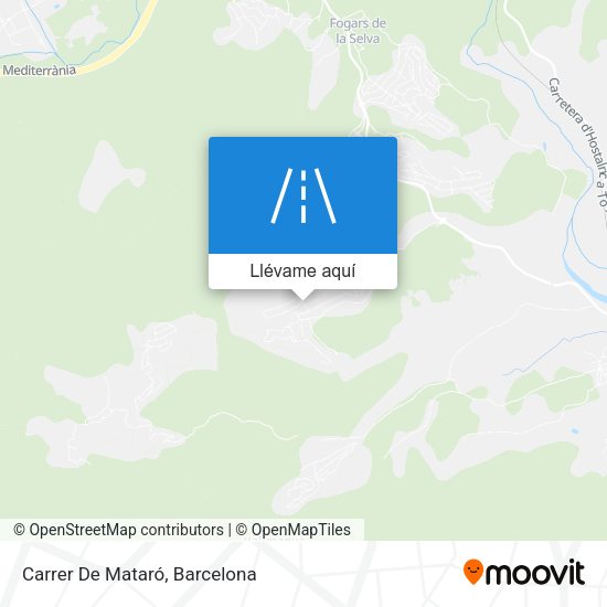 Mapa Carrer De Mataró