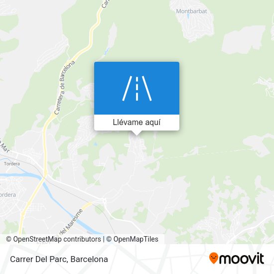 Mapa Carrer Del Parc