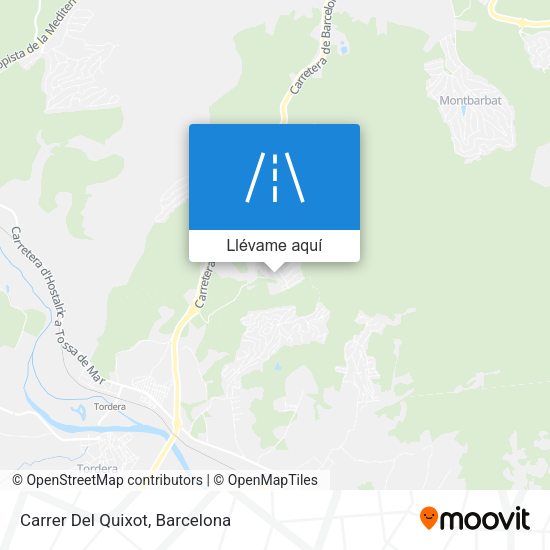 Mapa Carrer Del Quixot