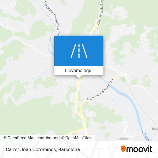 Mapa Carrer Joan Coromines