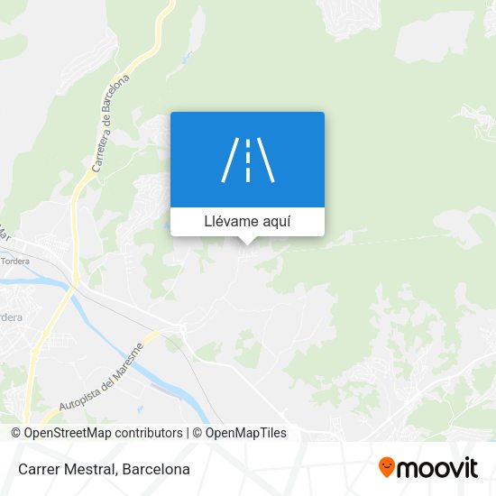 Mapa Carrer Mestral
