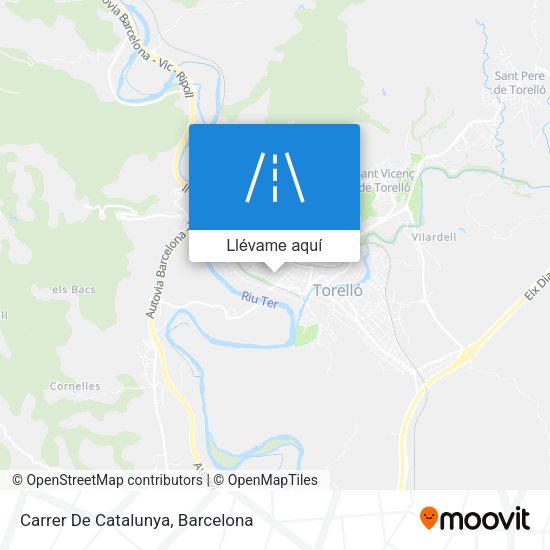 Mapa Carrer De Catalunya
