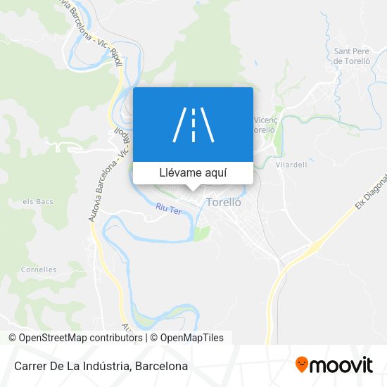 Mapa Carrer De La Indústria