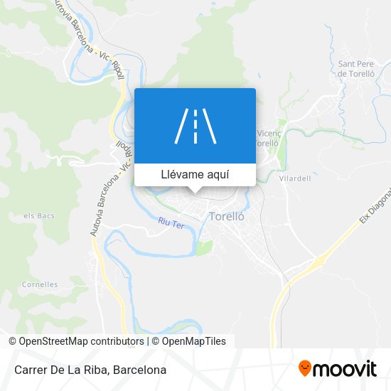 Mapa Carrer De La Riba