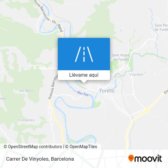 Mapa Carrer De Vinyoles