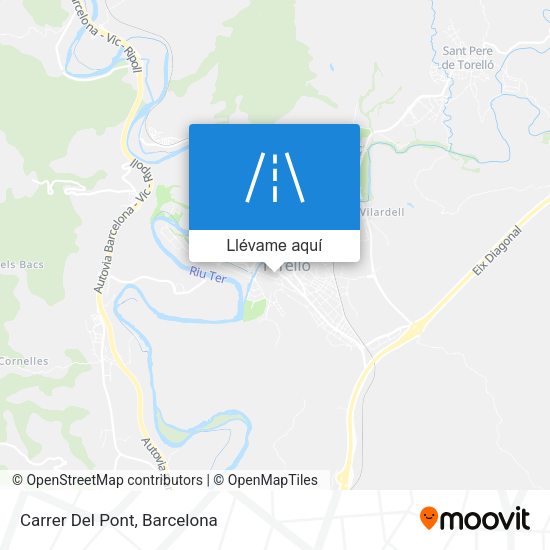 Mapa Carrer Del Pont