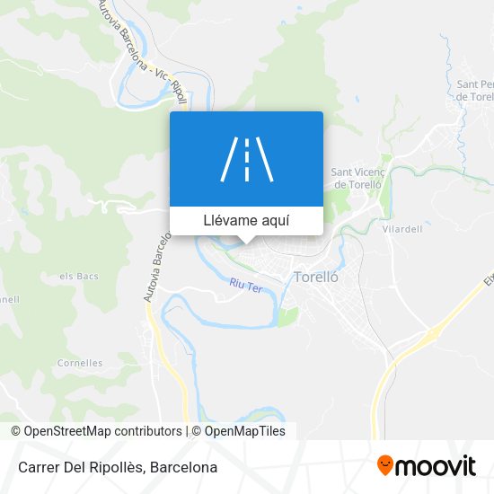Mapa Carrer Del Ripollès