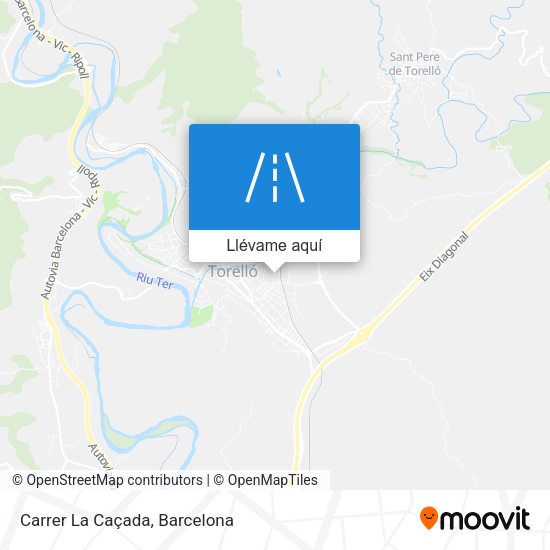 Mapa Carrer La Caçada