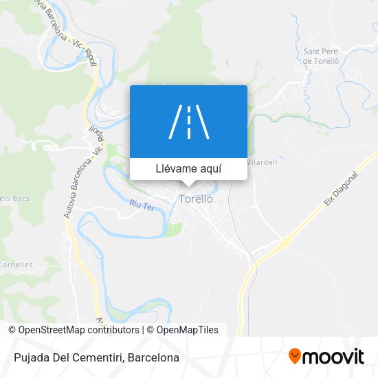 Mapa Pujada Del Cementiri