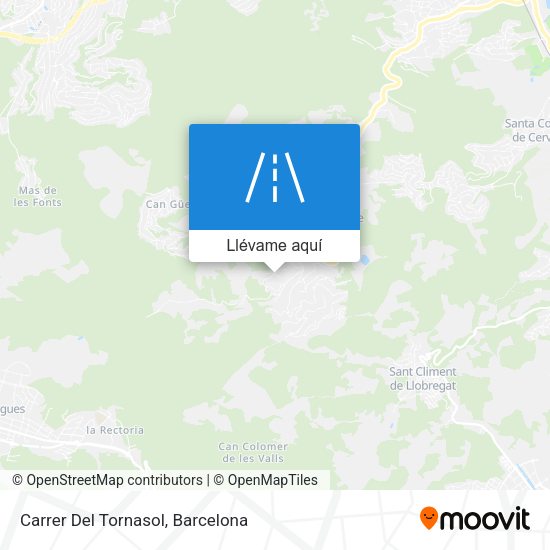 Mapa Carrer Del Tornasol