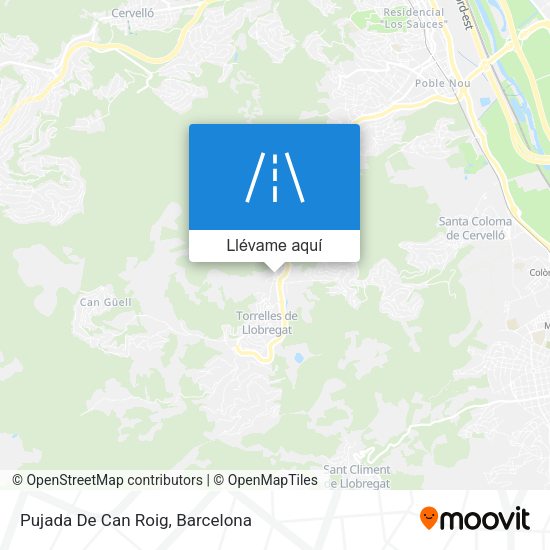 Mapa Pujada De Can Roig