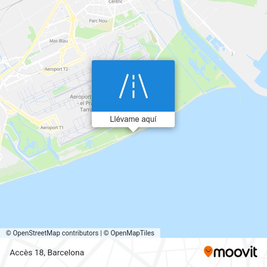 Mapa Accès 18