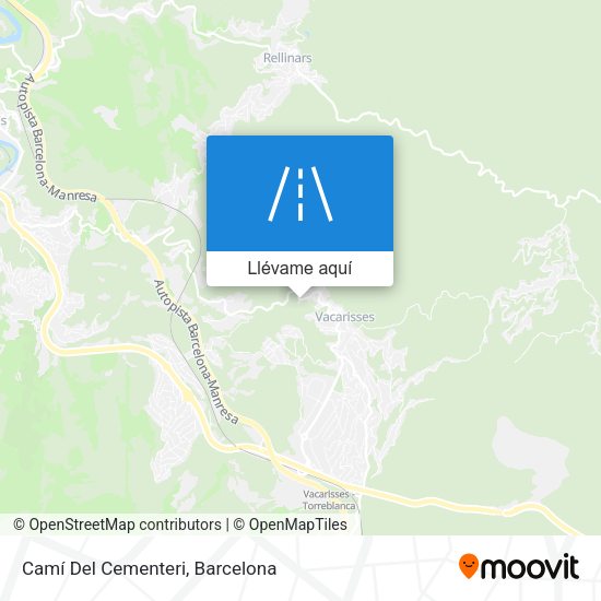 Mapa Camí Del Cementeri