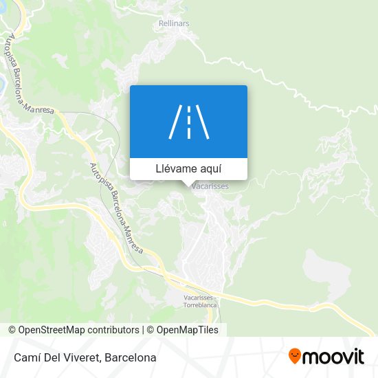 Mapa Camí Del Viveret