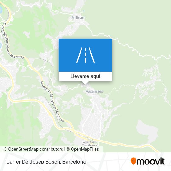 Mapa Carrer De Josep Bosch