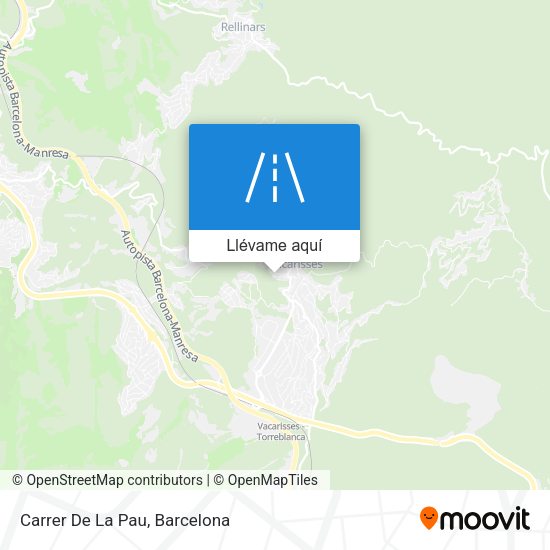 Mapa Carrer De La Pau