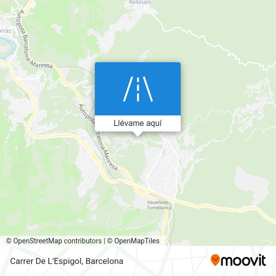 Mapa Carrer De L'Espigol