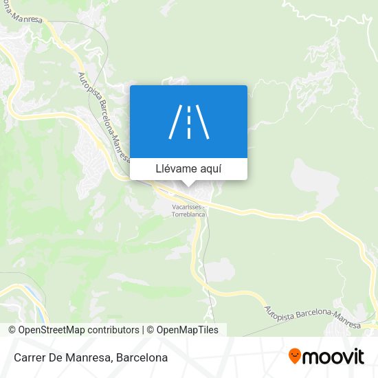 Mapa Carrer De Manresa